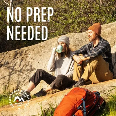 Communicates that the product requires no preparation or setup, making it ideal for spontaneous outdoor activities and adventures.
