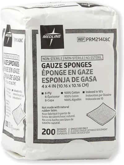 Displays the product packaging on a clean white background to show shoppers exactly what they will receive, including product details, size, quantity, and brand information.
