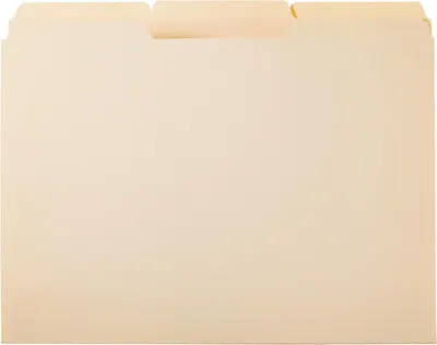 Provides a clean, catalog-style view of the file folder product on a white background with no distractions, allowing shoppers to see the product clearly.
