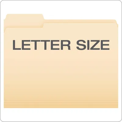 Communicates that the product is letter-sized (standard 8.5 x 11 inches) to help shoppers understand the physical dimensions and compatibility with standard documents.