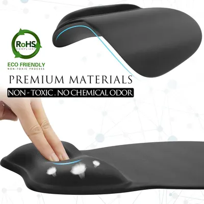 Communicates that the product is made from safe, eco-friendly, non-toxic materials with RoHS certification to reassure health-conscious and environmentally aware shoppers. Highlights the premium,…