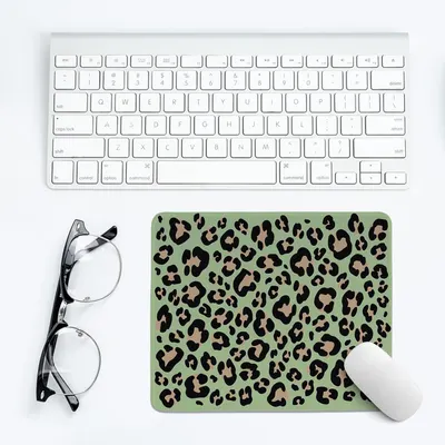 Showcases the mousepad in a real-world desk environment to help shoppers visualize how the product fits into their workspace aesthetic.