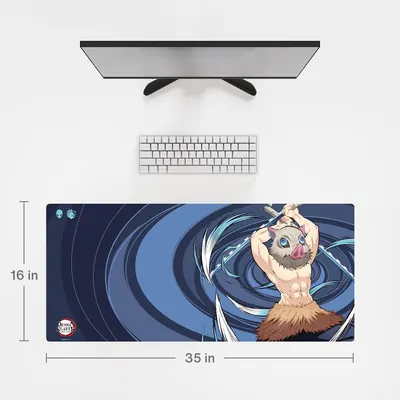Communicates the exact physical dimensions of the desk mat to help shoppers understand if it will fit their workspace and accommodate their monitor and keyboard setup.