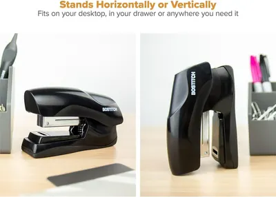 Demonstrates the product's versatility by showing it can be positioned horizontally or vertically to fit different workspace configurations and storage needs.
