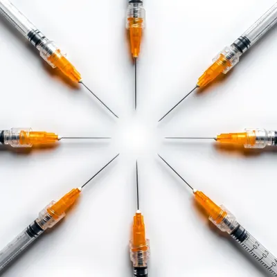 Shows the customer that multiple syringes are included in the package, demonstrating quantity and value of what they will receive.