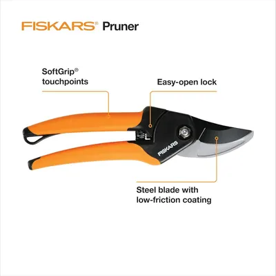 Breaks down the key physical components and features of the pruner to help shoppers understand the product's construction and functional design elements.