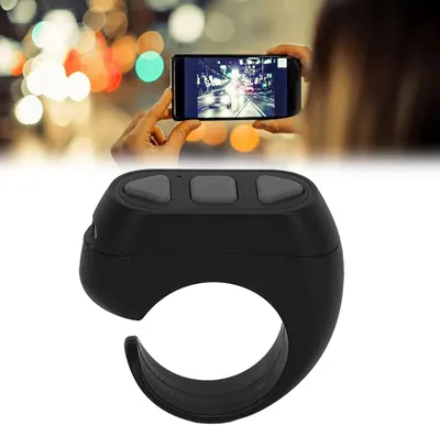 Demonstrates the product's use case as a wearable gaming controller for mobile phones, showing how it enables hands-free or ergonomic gaming on the go.