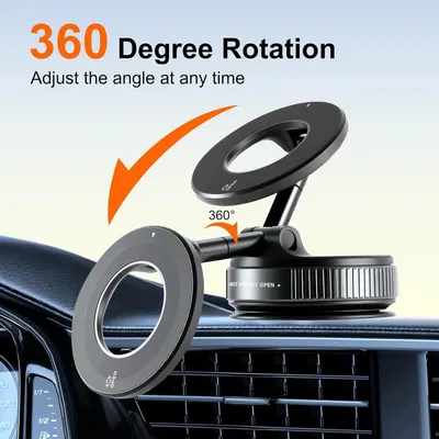 Highlights the product's 360-degree rotation capability, reassuring shoppers that they can adjust the viewing angle at any time for optimal positioning.