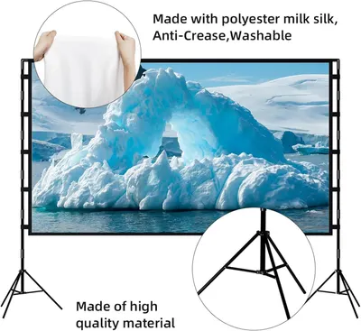 Highlights the physical components and material quality of the photography backdrop, showing the fabric texture and stand construction to reassure buyers of durability and ease of maintenance.