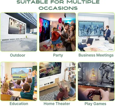 Demonstrates the product's versatility by showing six different real-world scenarios where it can be used, reassuring shoppers that it fits multiple needs and environments.