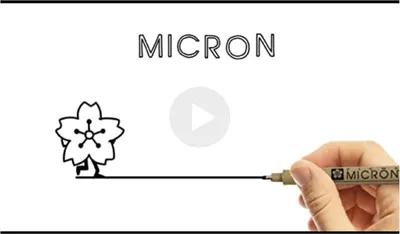 Demonstrates the extremely fine tip size of the pen by showing it can draw intricate, tiny details like a small flower, reassuring shoppers about its precision capabilities. Highlights the pen's…