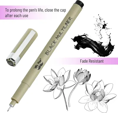 Communicates multiple product benefits including fade-resistant ink quality and proper usage instructions to prolong the pen's life, reassuring shoppers of durability and value.