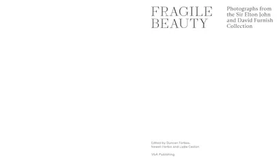 Communicates the prestigious origin and editorial authority of the photography collection, establishing brand credibility through association with Sir Elton John and David Furnish Collection and V&A…