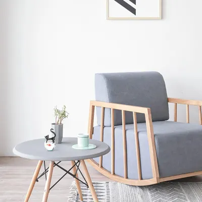 Showcases the product in a real-world home environment to help shoppers visualize how the furniture would look and fit in their own living space.