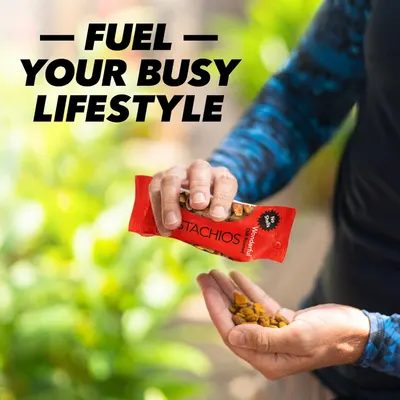 Demonstrates the product being used in a real-world outdoor/active setting to show it fits seamlessly into a busy, active lifestyle.