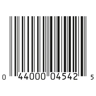 Displays the product barcode for scanning and identification purposes, providing essential product information for retail and inventory management.