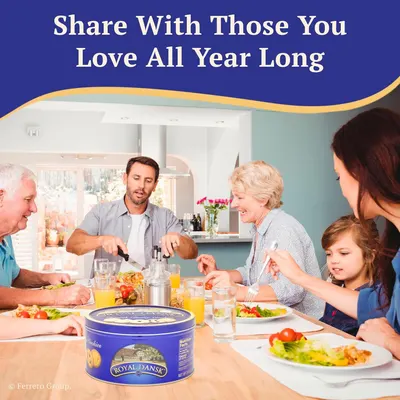 Positions the product as perfect for sharing with loved ones during family gatherings and special occasions throughout the year, emphasizing emotional connection and gifting appeal. Shows the…