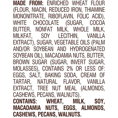 Provides complete ingredient list and allergen information to help shoppers make informed purchasing decisions based on dietary needs and restrictions.