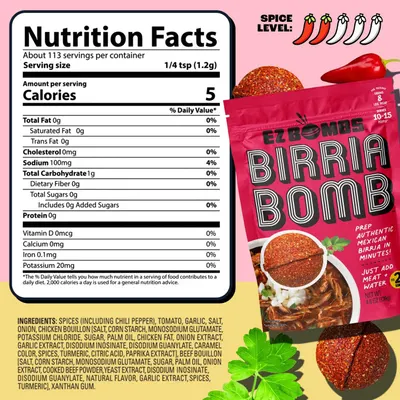 Provides comprehensive product information including nutritional content, full ingredients list, and spice level to help shoppers make informed purchasing decisions and understand what they're…