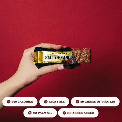 Communicates multiple nutritional benefits and clean ingredient claims to reassure health-conscious shoppers about the product's quality and nutritional profile.
