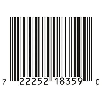 Displays the product barcode for scanning and identification purposes, providing essential product information for retail and inventory management.