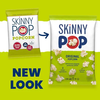 Communicates a brand packaging update to shoppers, showing the transition from old to new design while maintaining brand recognition and trust.