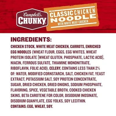 Provides complete transparency about what's inside the product, listing all ingredients and allergen information to help shoppers make informed dietary decisions.