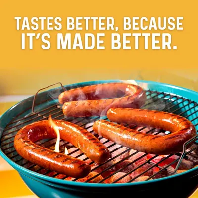 Communicates that the product delivers better taste through better manufacturing or ingredients, appealing to shoppers seeking premium quality.