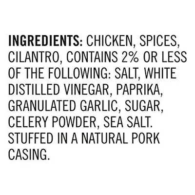 Provides transparency about what the product contains, reassuring shoppers about the ingredients and composition of the food product.