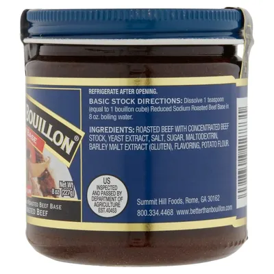 Provides a clean, catalog-style view of the product jar showing the back label with ingredients, directions, and company information for shopper reference.
