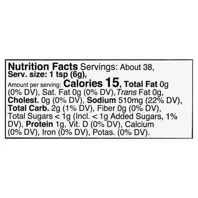 Provides detailed nutritional information to help shoppers make informed dietary decisions and understand the product's nutritional profile.