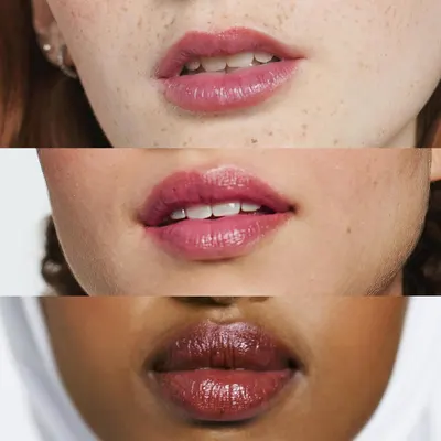 Displays the brand's lipstick product line across multiple shades and skin tones to help shoppers visualize color options and choose the right shade for them.