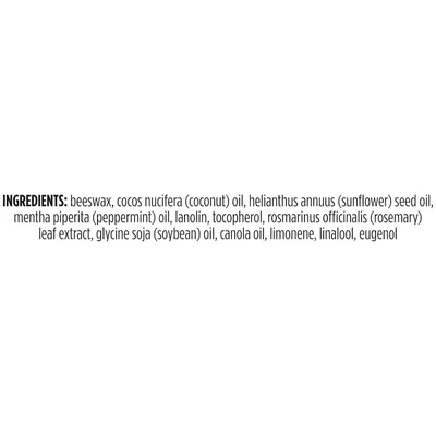 Communicates transparency about what the product contains, listing all natural ingredients to reassure shoppers about product composition and quality.