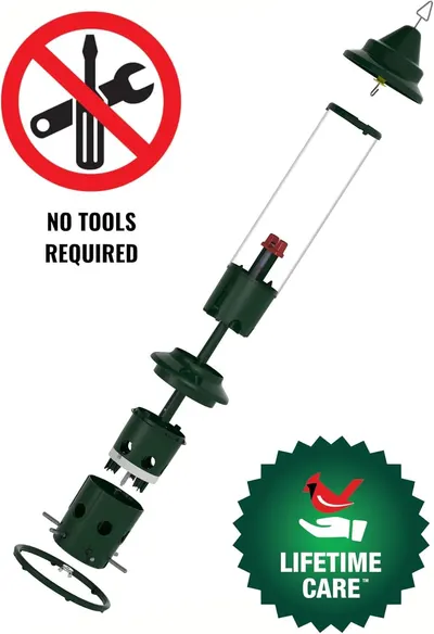 Communicates that the product is easy to set up without requiring any tools, reducing friction and reassuring shoppers about hassle-free installation.