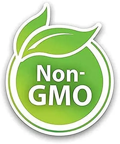 Communicates that the product is Non-GMO certified, reassuring health-conscious shoppers about the product's ingredient quality and environmental responsibility.