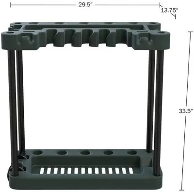 Communicates the exact physical dimensions of the product (29.5" x 13.75" x 33.5") to help shoppers understand the size and ensure it fits their space.