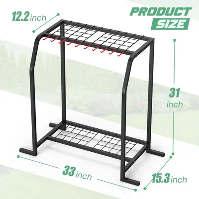 Communicates the exact physical dimensions of the product (33 x 15.3 x 31 inches, with 12.2-inch depth) to help shoppers understand if it will fit their space.