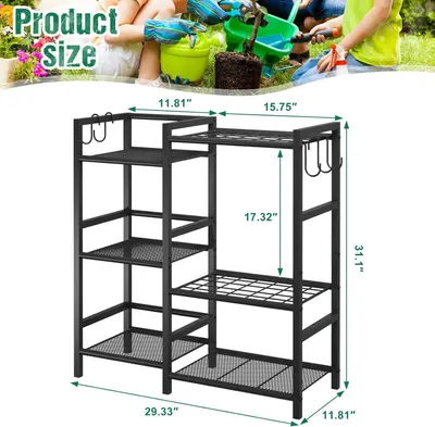 Communicates the exact physical dimensions of the product (height, width, depth) to help shoppers understand the size and ensure it fits their space.