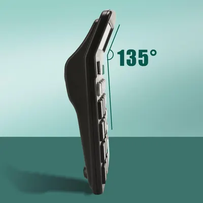 Communicates the precise recline angle capability of the product to demonstrate its adjustability and ergonomic positioning feature. Highlights the product's adjustable recline feature as a key…