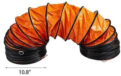 Communicates the physical diameter of the flexible duct to help shoppers understand the product's size and ensure compatibility with their needs.