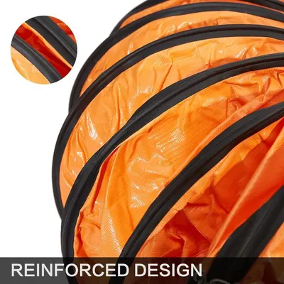 Highlights the product's reinforced, multi-layered construction with a zoom-in callout to demonstrate durability and quality materials. Communicates the key benefit of reinforced design to reassure…