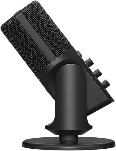 Displays the microphone in a clean, professional catalog-style format on a white background with no distractions, allowing shoppers to clearly see the product's design and physical appearance.