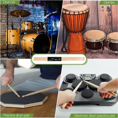 Displays the brand's full range of drum and percussion products to help shoppers understand the variety of options available and choose the right product for their needs.