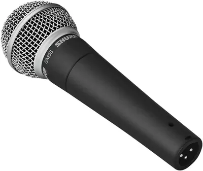 Provides a clean, catalog-style view of the microphone on a white background to show the product clearly without distractions.