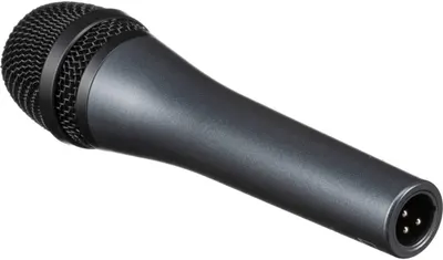 Provides a clear, distraction-free view of the microphone's design and build quality on a white background.