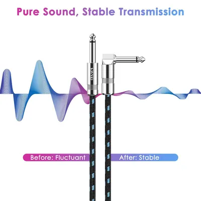 Demonstrates the transformation from fluctuant, unstable audio signal to pure, stable transmission, proving the cable's effectiveness in delivering consistent sound quality.
