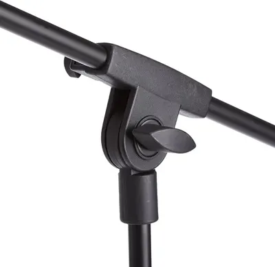 Provides a clean, detailed view of the product's mounting mechanism and adjustment knob, allowing shoppers to examine the build quality and design of this component.