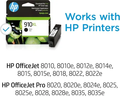 Communicates which HP printer models this ink cartridge is compatible with, helping shoppers confirm the product will work with their specific printer.