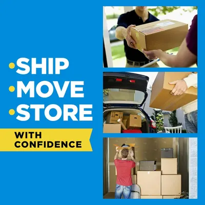 Demonstrates the product's versatility across three distinct scenarios—shipping packages, moving belongings, and storing items—to show shoppers it can handle…