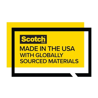 Communicates the Scotch brand identity and emphasizes the product's USA manufacturing origin to build trust and brand credibility with shoppers.